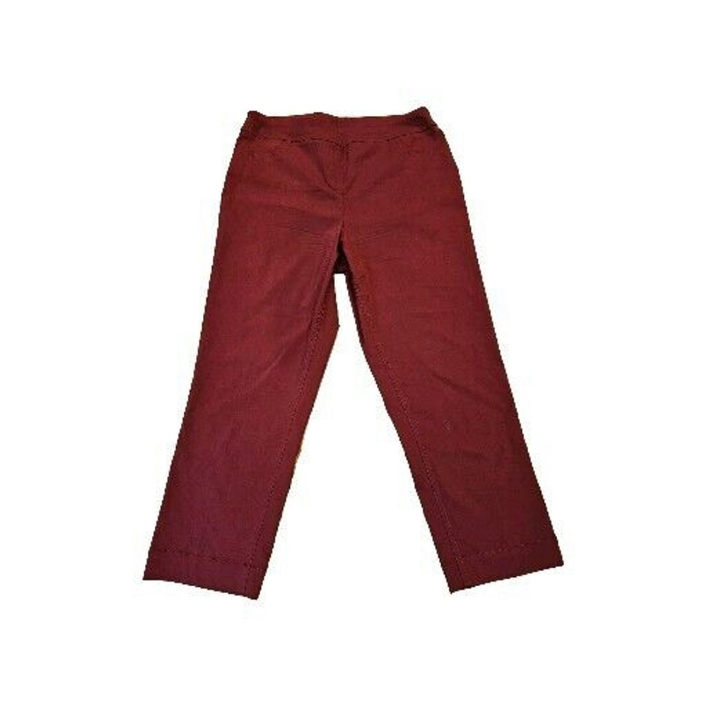 Soft Surroundings Pants Womens Large Red Pull On